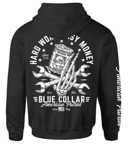 Howitzer Style Men's Hoodie Hard Work Hood Military Grunt MFG