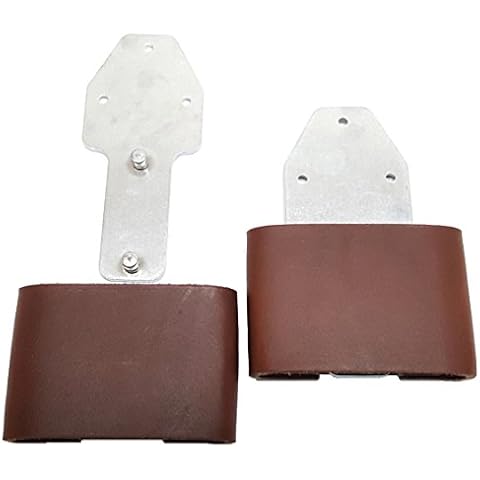 3" Leather Wrapped Genuine Blevins Buckles Set Vertical Post Western Saddle Medium Oil Cover