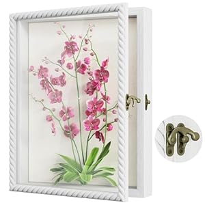 Alsonerbay 3D Objektrahmen Drallform 28x35cm Weiß