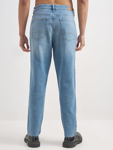 Image of Highlander Men's Straight Relaxed Fit Jeans | Stretchable | Everyday Comfort & Style| Jeans for Man|Premium Cotton Blend