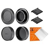 K&F Concept ミノルタMDマウント用 ボディキャップ レンズリヤキャップ セット Minoltaに対応 レンズ保管用 ボディマウント保護キャップ カメラ用部品 互換品 カメラ用アクセサリー 防塵 耐スクラッチ
