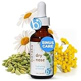Baraka Dry Nose Nasal Moisturizer with 4 Organic Essential Oils in Sesame Oil Base for Relaxing Sinus and Cold Relief for Kids and Adults- 1 oz Dropper Bottle - 1 Pack