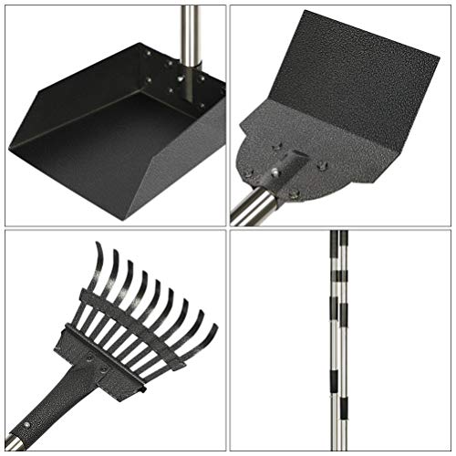 ULTECHNOVO Grovel 1 Set Limpeza Vassoura Pá de Lixo Animal de Estimação Casa Pet Acessório De Limpez