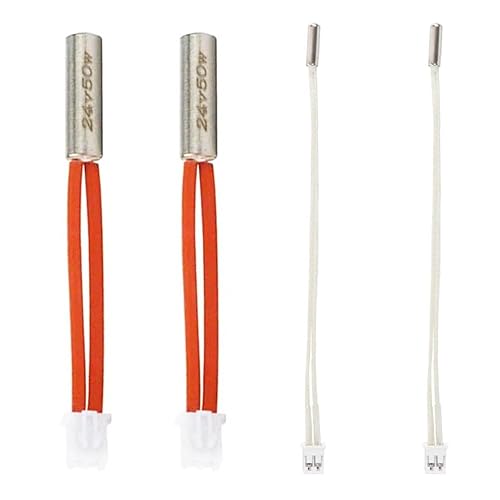 HzdaDeve Cartucho calentador para Elegoo Neptune 4 Sensor de alta temperatura Tubo de calefacción 24V 50W Termistor NTC 100K 3950 para Neptune 4