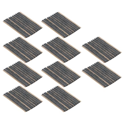 Image of Aramox Rubber Tire Plug, 100pcs, 100x3mm, Tubeless Tyre Sealing Strip for Car Motorcycle