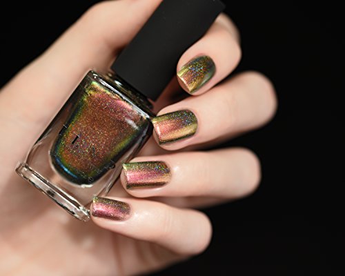 Image of ILNP Nostalgia (H) - Gold, Green, Red, Bronze, Copper Holographic Ultra Chrome Color Shifting Nail Polish