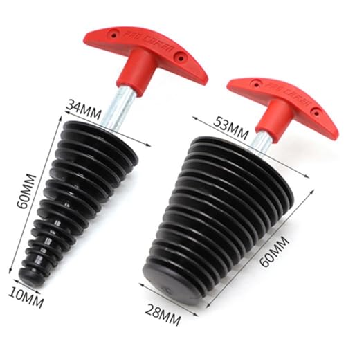 Bouchon de lavage pot moto 10-34mm pour stopper l'eau dans l'échappement - 3