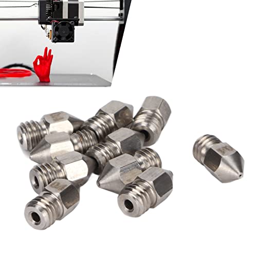 Bicos de impressora 3D, fácil instalação, kit de bico de impressora 3D, acabamento fino, design prec