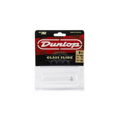 Dunlop Red 202 SI Glass Guitar Slide