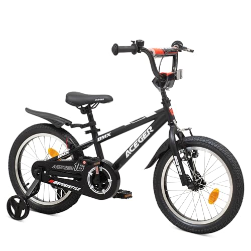 Image of ACEGER Kids Bike for Ages 2-12 Years Old Boys Girls and Toddler, 12 14 16 18 Inch Children Bicycle with Training Wheels, 20 Inch Bike with Kickstand, Multiple Colors.