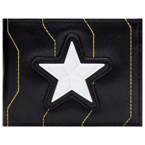 Photo de PocketGear Captain Rogers America The Winter Soldier Falcon Portefeuille Bi-Fold ID & Porte-Carte, Noir