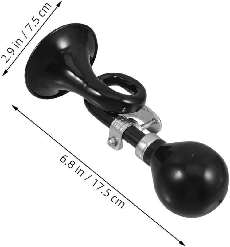 PRETYZOOM 2pcs Bicycle Bell Set Loud Snail Horn for Bikes and Scooters, Black Manual Bike Horn Accessories for ’s Cycling Safety