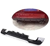 Ausstattung: Dieser Heckdiffusor passt für BMW E92 E93 M Sport Stoßstange 2007 2008 2009 2010 2011 2012 2013, nicht für Basis- und M Stoßstange geeignet.