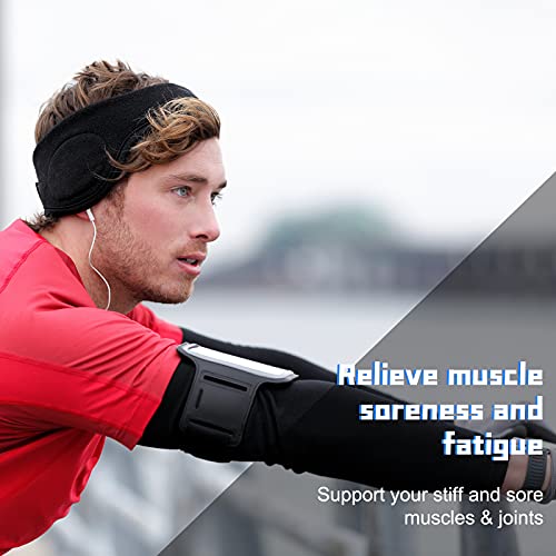 4 Pieces Thermal Arm Warmer Compression Arm Sleeve for Men Women Winter Outdoor Activities Cycling Basketball Running4