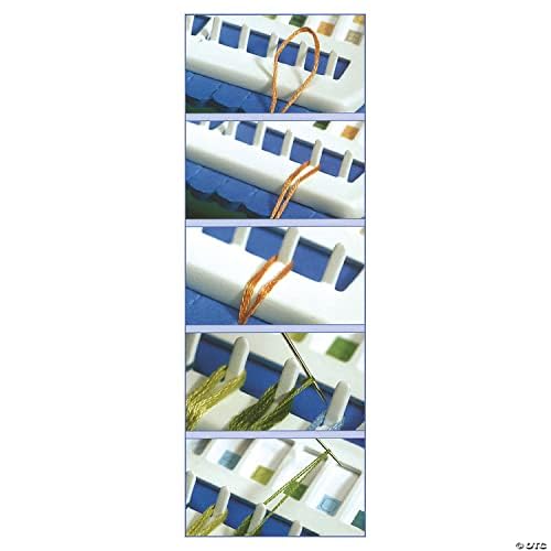 Image of Pako Organiser Storage Floss Organiser | Cross Stitch Accessories, For Embroidery Thread, with 10 Blank Code Cards