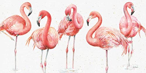 Animaux paysage affiche roulée rose VIII Audit Lisa 182x91cm