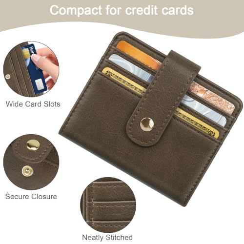Image of Small Wallets for Women Slim Minimalist Bifold Credit Card Holder