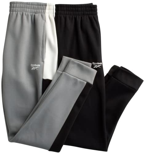 Reebok-Boys-Active-Joggers-2-Pack-Fleece-Athletic-Sweatpants-Size-8-20