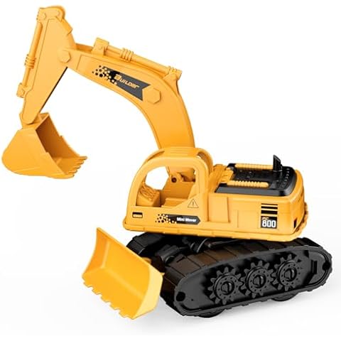 GizmoVine Kids Digger Toy Excavator and Bulldozer Cover