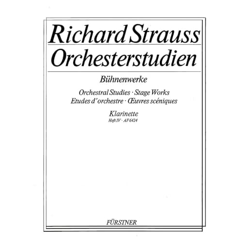 Orch Studies Stage Works 4 Cl