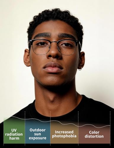 Image of ZanyLen Blue Light Blocking Glasses Men Computer Gaming Glasses For Mens