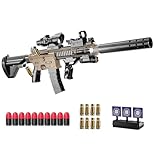 Topsky EVA軟弾発射おもちや ソフト弾発射器m416 ソフトダ-ツ長距離射撃 安全素材 8才以上の男児・女児向け ゲーム 室内外遊び用 誕生日 クリスマス 新年 プレゼント (イエロー)