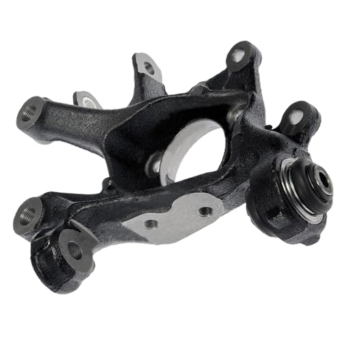 Image of Detroit Axle - Rear Right Steering Knuckle for Toyota 2006-2018 RAV4 2015-2019 Lexus NX200t NX300 NX300h, Passenger Side Steering Knuckle Assembly 2016 2017 2018 Replacement