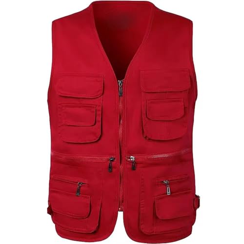 Chaleco de pesca para hombre solución multibolsillos para montaña y deporte 7