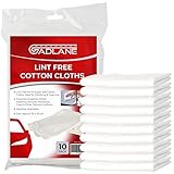 MATERIAL - Diese GADLANE baumwolltuch reinigung Reinigungstücher aus 100% superweicher Baumwolle eignen sich ideal zum Polieren, Reinigen, Trocknen, Ölen von Holz usw. und sind daher sowohl für den privaten Gebrauch als auch für die Verwendung in Ihrem Auto, Fahrrad, Wohnmobil usw. unverzichtbar
