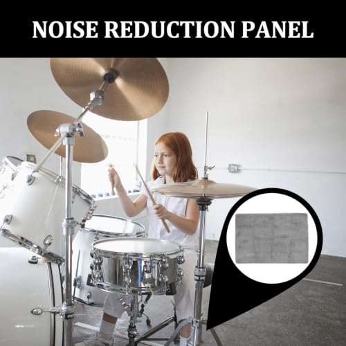 VANZACK Tapete Acústico para Batería, Acolchonado para Absorción de Ruido para Baterías Electrónicas, Extra Grueso, para Presentaciones y Práctica en Casa miniatura 5