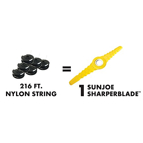 Sun Joe SB601RB Replacement Trimmer Blade, Compatible with SB600E, SB601E & SB602E, Yellow, Pack Of 1 - Image 3