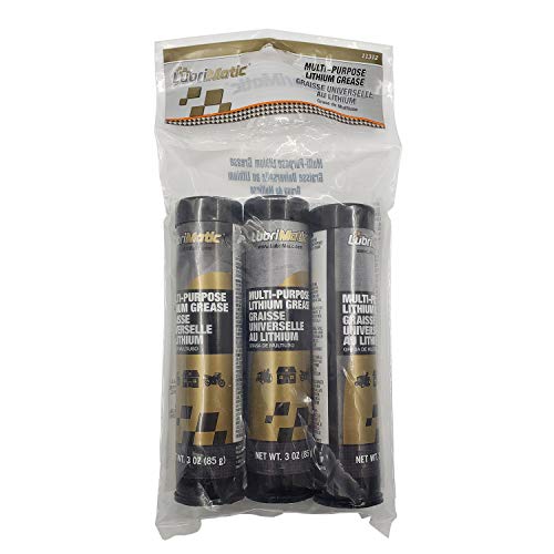 Lubrimatic 40013 Automotive Lubrication Kit - Includes Mini Grease Gun & Hose, Car, Truck, RV & Motorcycle Accessories, Includes 3-3 oz. Tubes of Multi-Purpose Lithium Grease