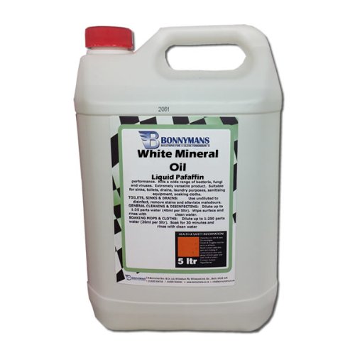 Buy Clear White Mineral Oil Liquid Paraffin 5 Litres Online at