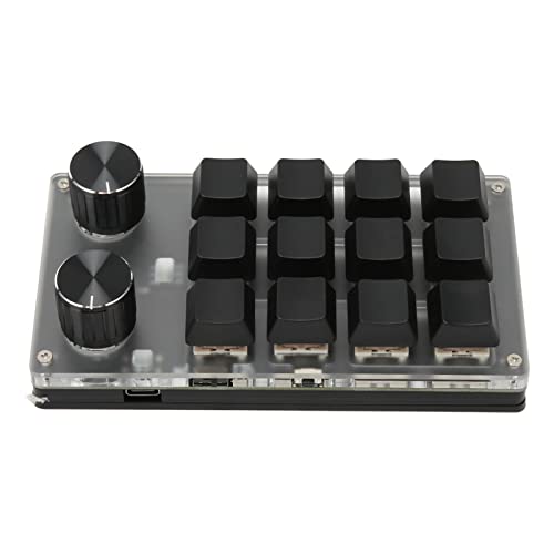 Clavier macro programmable Zunate Bluetooth à 12 touches et 2 boutons pour OSU - 6