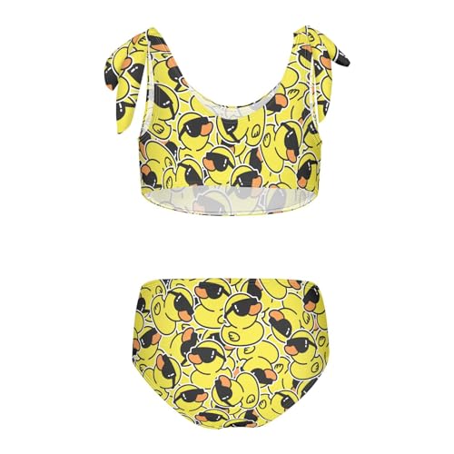 Girls Swimsuit Two Piece Swimwear Duck Bikini Set Beach Sport Bathing Suit for Girls 3-12T2