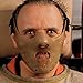 Hannibal Lecter Mask The Silence of The Lambs Horror Movie Demon Mask Killer Costume Half Face Killer Prop for Halloween (Green)