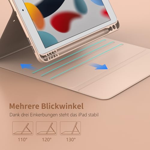TQQ Tastatur Hülle für iPad (9./8./7. Generation) – Ansicht 5