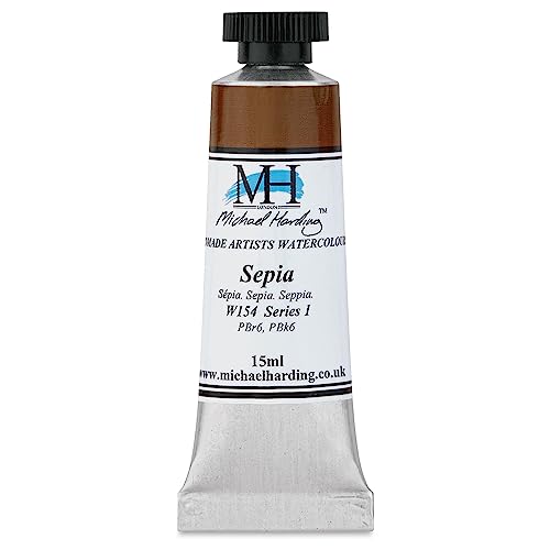 Michael Harding Professional Watercolors - 15ml Tubes (Sepia), 14.79 ml (Pack of 1)