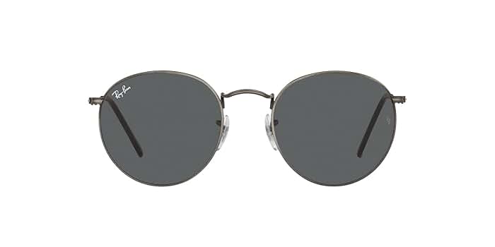 Amazon.com: Ray-Ban Rb3447 Round Metal Sunglasses, Antique