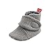 Baby Winterstiefel Weiche Stiefeletten Schneestiefel Wärmeschuhe Säuglingskleinkind Neugeborene Säuglings Wärmende Schuhe Mädchen Jungen Softsohle Schuhe Baumwollschuhe (Grau, 0-6 Monate)