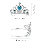 S & E TEACHER'S EDITION 16 Pcs Tiaras Crown Set, Princess Dress Up Costume Birthday Party Favors Accessories Kid Birthday - Image 2