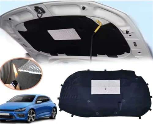 Réduire le bruit moteur VW Scirocco MK3 tapis isolant capot alu