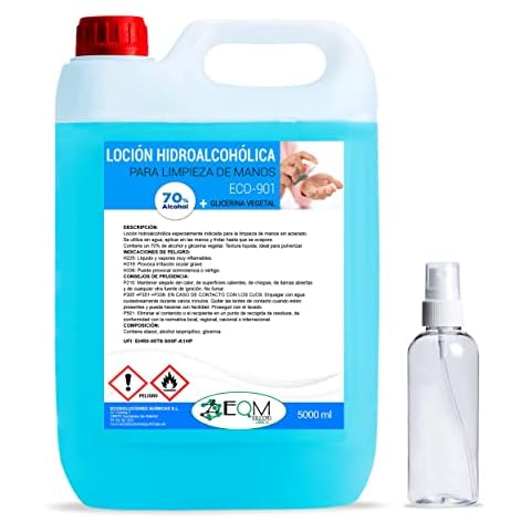 EQM SOLUCIONES QUÍMICAS ECO-901 Loción Hidroalcohólica para manos 5L Cover