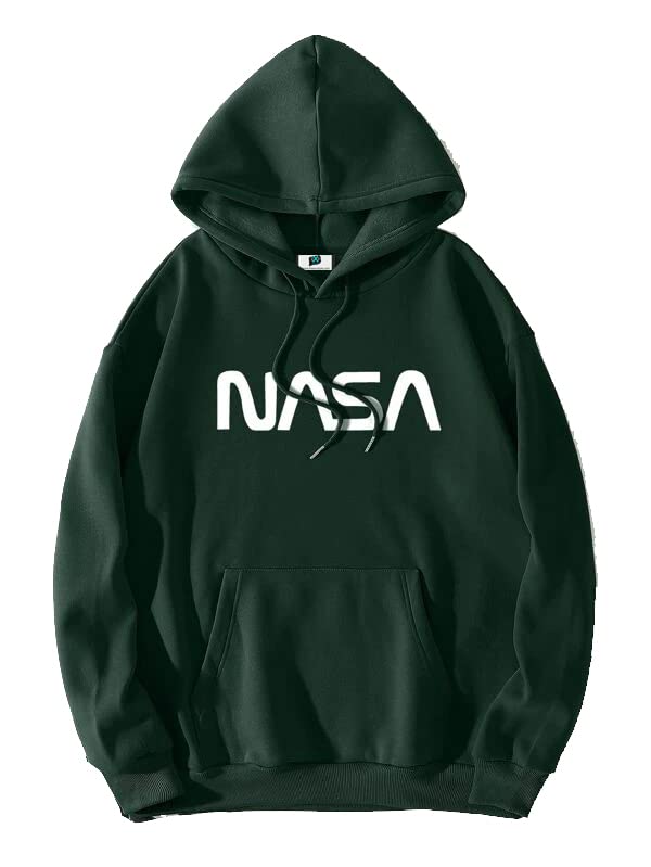 Image of SXV 'NASA' Printed Cool Aesthetic Sweatshirt Hoodie