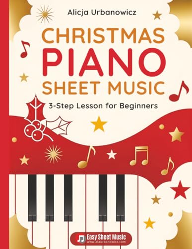 Partition piano Noël débutant pas à pas en 3 versions progressives - 2