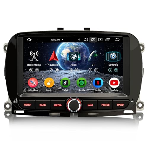 ✪【Android 14, 8-Core, 4GB RAM+64GB ROM】Autoradio bluetooth GPS da 7