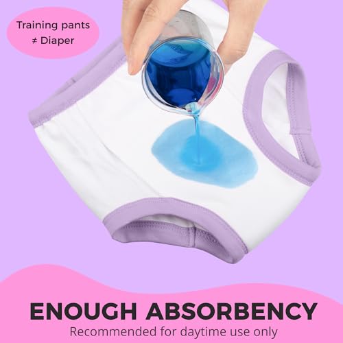 Image of BIG ELEPHANT Potty Training Underwear, 100% Cotton Absorbent Unisex Toddler Pee Pants for Boys Girls
