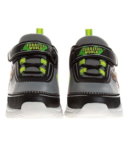 Jurassic World Sneakers with Easy Strap - Dinosaur T-Rex Shoes Laceless Closure Lightweight Jurassic Park Sneaker (Toddler - Little Kid)2
