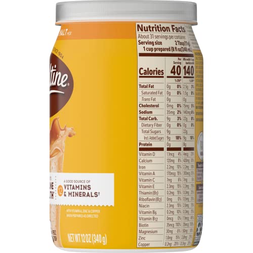 Ovaltine Classic Malt Flavored Milk Mix, 12 oz