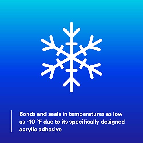 3M Venture Tape FSK Facing Tape 1525CW, Pressure Sensitive, Cold Weather Adhesion, Foil, Scrim, Kraft, UL723 Classified, 2.83 in x 50 Yd (Pack of 1)